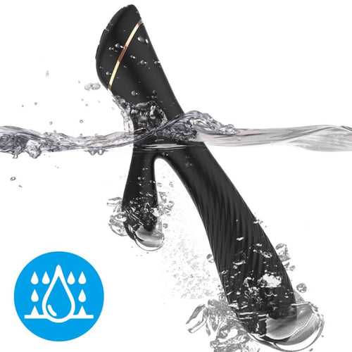 ARMONY - VIBRADOR RABBIT SILICONA NEGRO - OMerotics