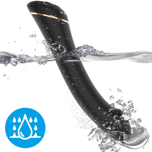 ARMONY - VIBRADOR CABEZA PLANA SILICONA NEGRO - OMerotics