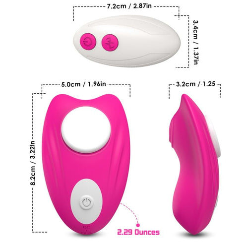 ARMONY - BUTTERFLY PANTIES VIBRADOR CONTROL REMOTO ROSA - OMerotics