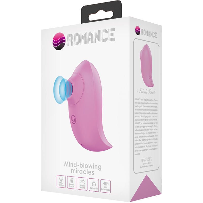 ROMANCE - INHALE BIRD MINI SUCCIONADOR CON FUNCIÓN MEMORIA - OMerotics