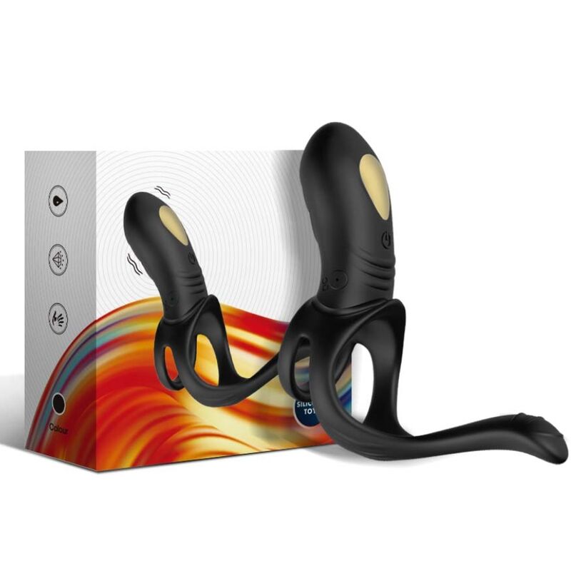 ARMONY - JOY JUMPER ANILLO VIBRADOR PAREJAS & PLUG ANAL CONTROL REMOTO NEGRO - OMerotics