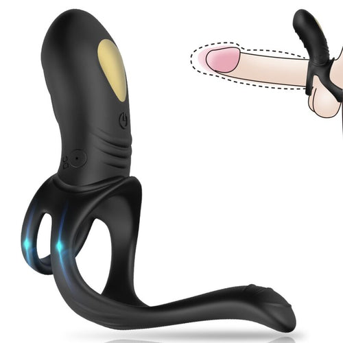 ARMONY - JOY JUMPER ANILLO VIBRADOR PAREJAS & PLUG ANAL NEGRO - OMerotics