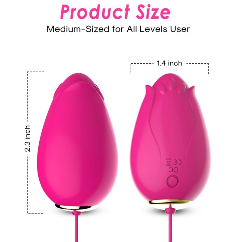 ARMONY - MANDALA HUEVO VIBRADOR PUNTO G CONTROL REMOTO FUCSIA - OMerotics