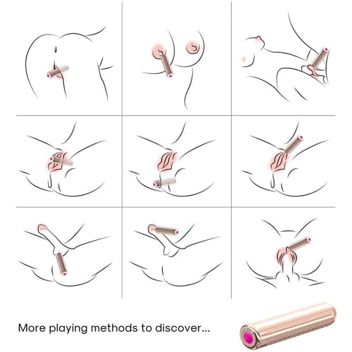 ARMONY - BULLET VIBRATOR GOLD 2 CM x 8.8 CM