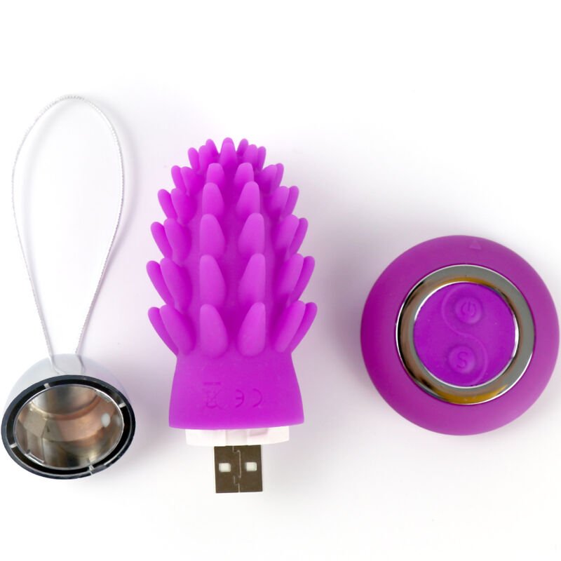 ARMONY - OCTOPUS HUEVO VIBRADOR CACTUS CONTROL REMOTO VIOLETA - OMerotics