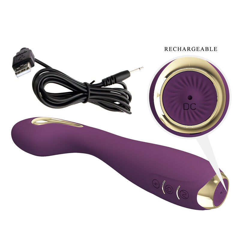 PRETTY LOVE – HECTOR ELEKTROSCHOCK-VIBRATOR PER APP-STEUERUNG LILA