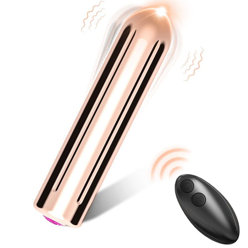 ARMONY - WARHEAD BALA VIBRADORA CONTROL REMOTO DORADO 2 CM X 8.8 CM - OMerotics