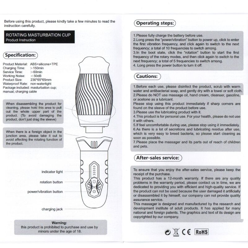 ARMONY - BELUCCI ORAL-MASTURBATOR VIBRATOR WEISS