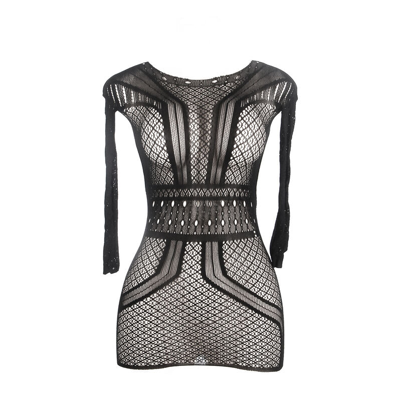 SUBBLIME - 951931 VESTIDO DE REJILLA CORTO CON ESPALDA DESCUBIERTA TALLA ÚNICA - OMerotics