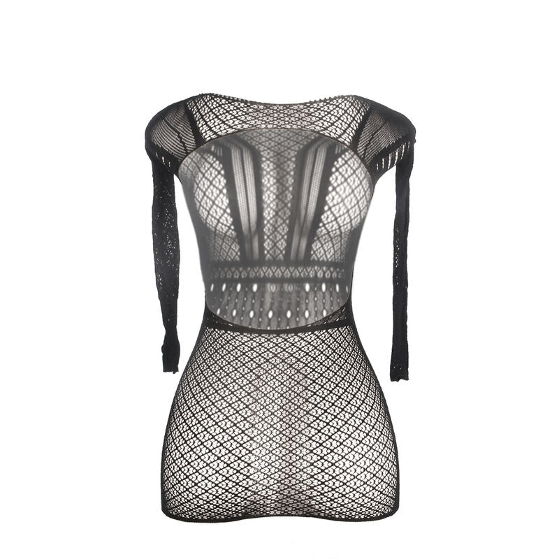 SUBBLIME - 951931 VESTIDO DE REJILLA CORTO CON ESPALDA DESCUBIERTA TALLA ÚNICA - OMerotics