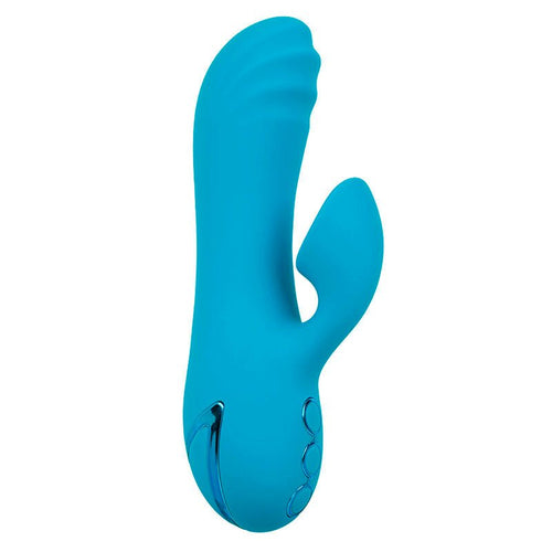 CALEXOTICS - SUNSET BEACH SEDUCER VIBRADOR Y ESTIMULADOR 10 FUNCIONES AZUL - OMerotics