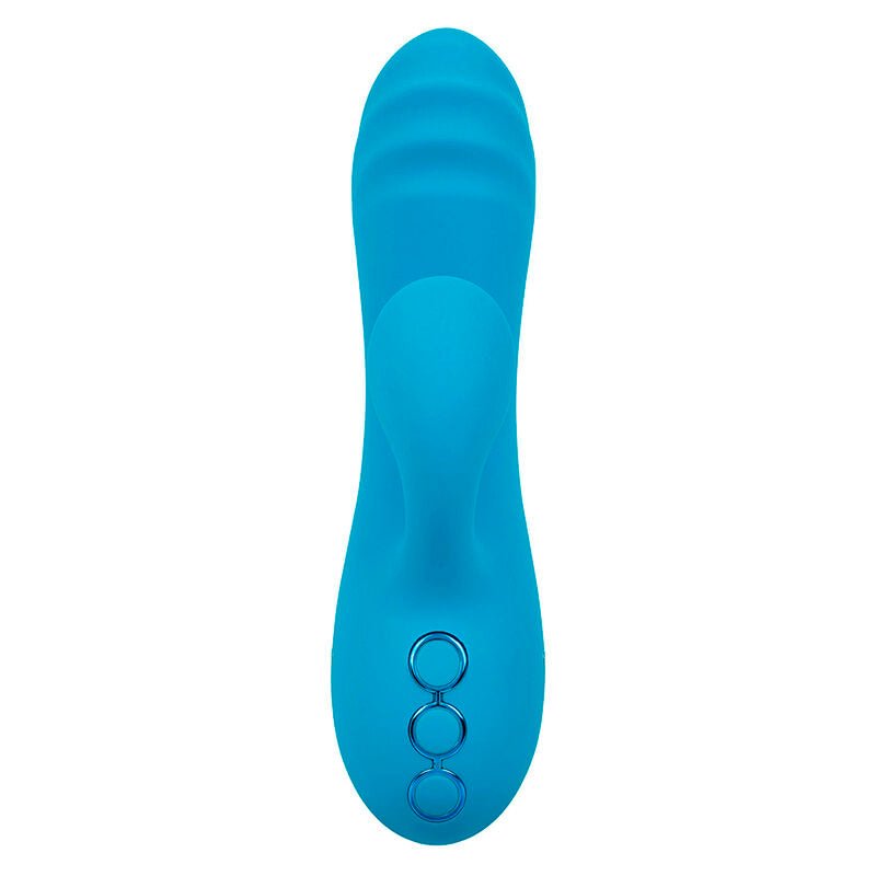CALEXOTICS - SUNSET BEACH SEDUCER VIBRADOR Y ESTIMULADOR 10 FUNCIONES AZUL - OMerotics