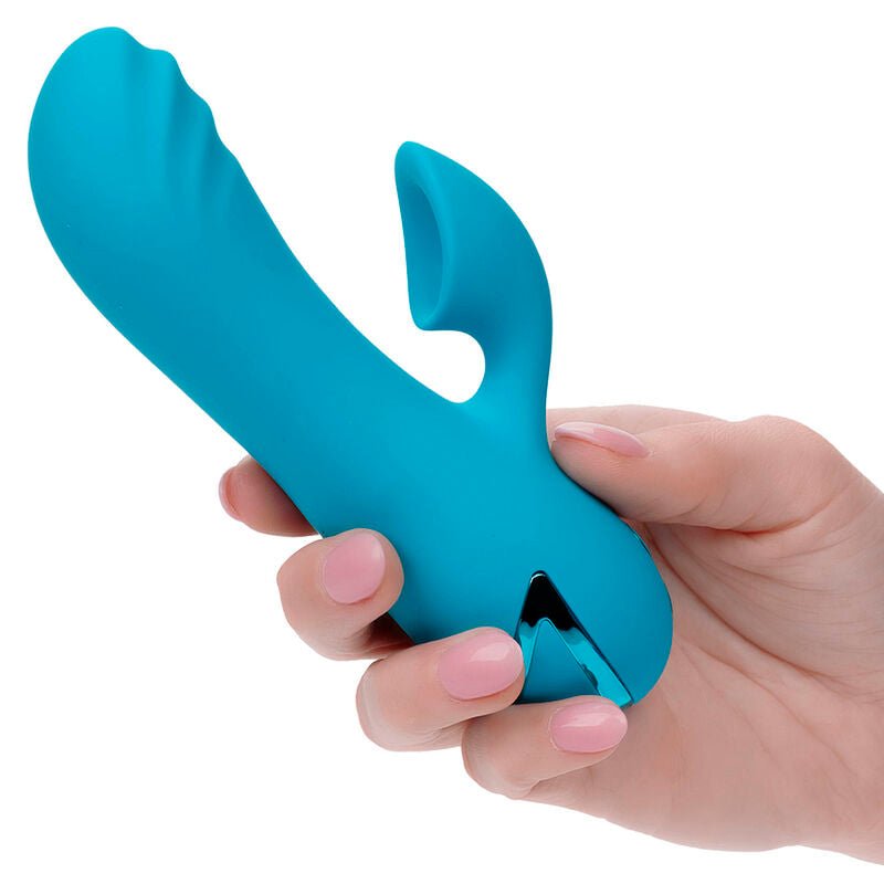 CALEXOTICS - SUNSET BEACH SEDUCER VIBRADOR Y ESTIMULADOR 10 FUNCIONES AZUL - OMerotics
