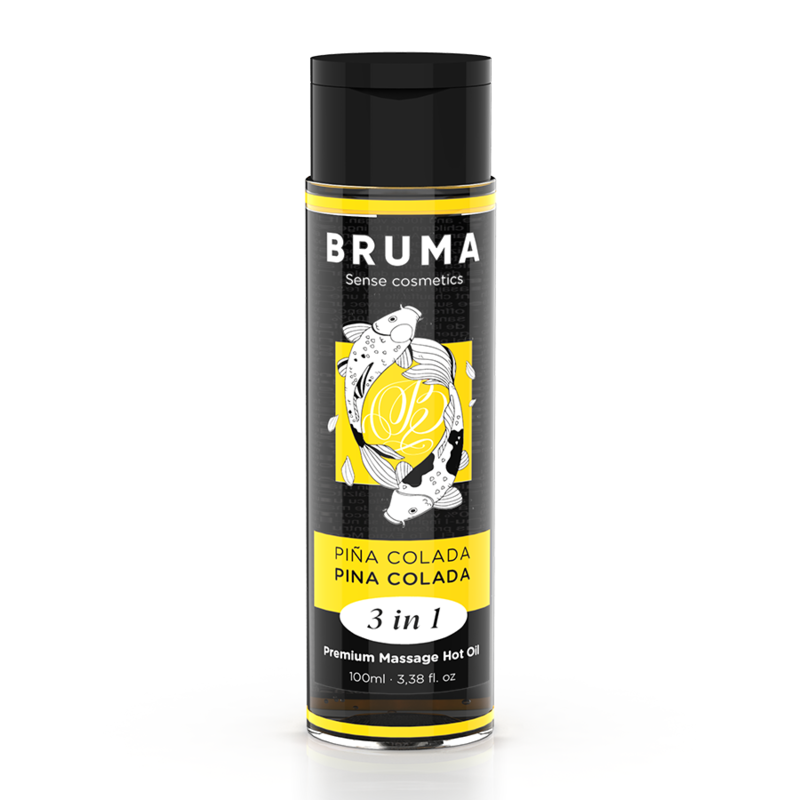 BRUMA - PREMIUM MASSAGEÖL WÄRMEEFFEKT PIÑA COLADA GESCHMACK 3 IN 1 - 100 ML