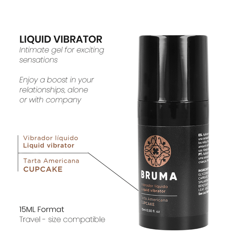 BRUMA - VIBRADOR LÍQUIDO TARTA AMERICANA - OMerotics