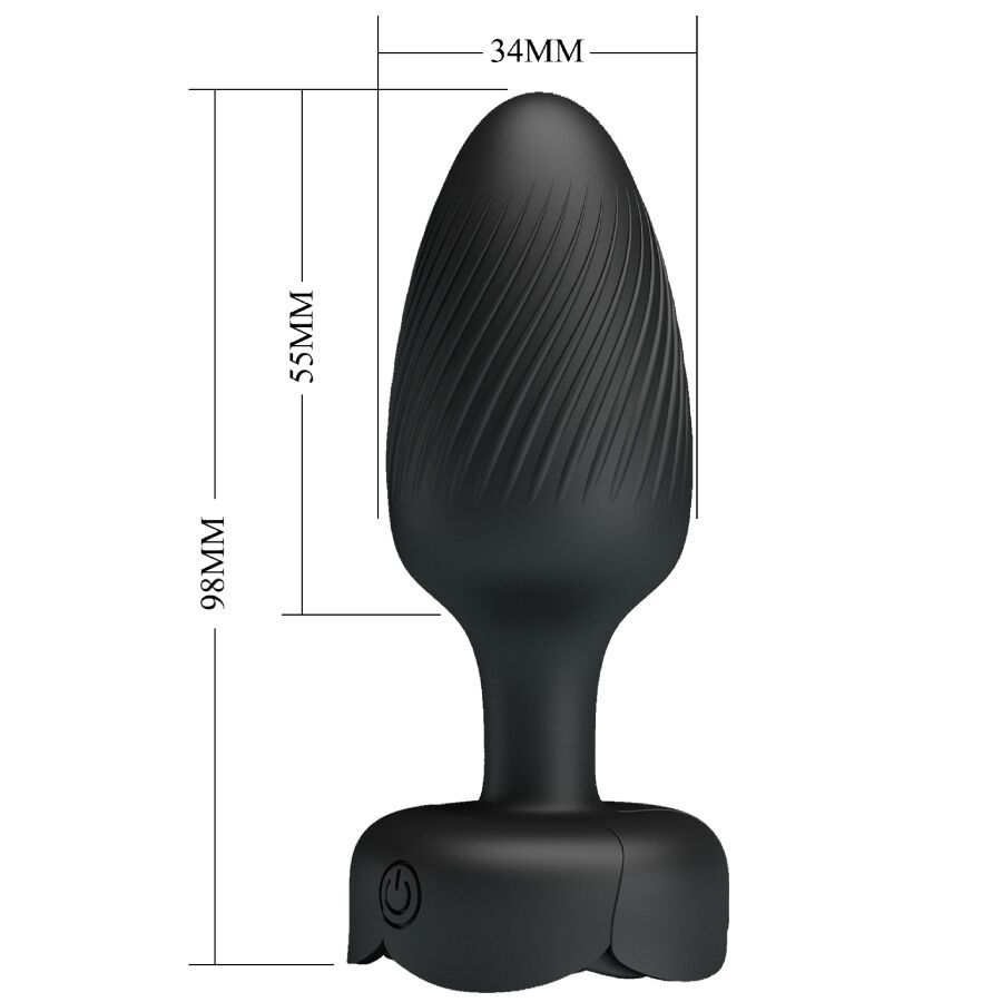 PRETTY LOVE - OSBORN PLUG ANAL CON LUZ LED 9.8 CM - OMerotics