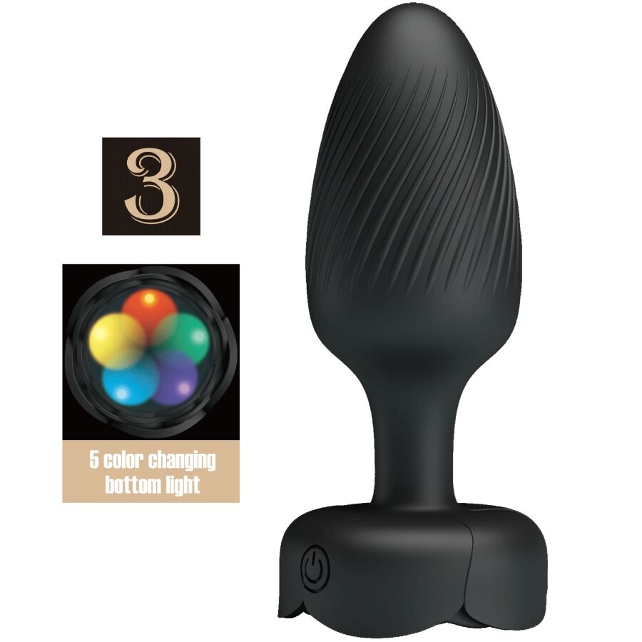 PRETTY LOVE - OSBORN PLUG ANAL CON LUZ LED 9.8 CM - OMerotics
