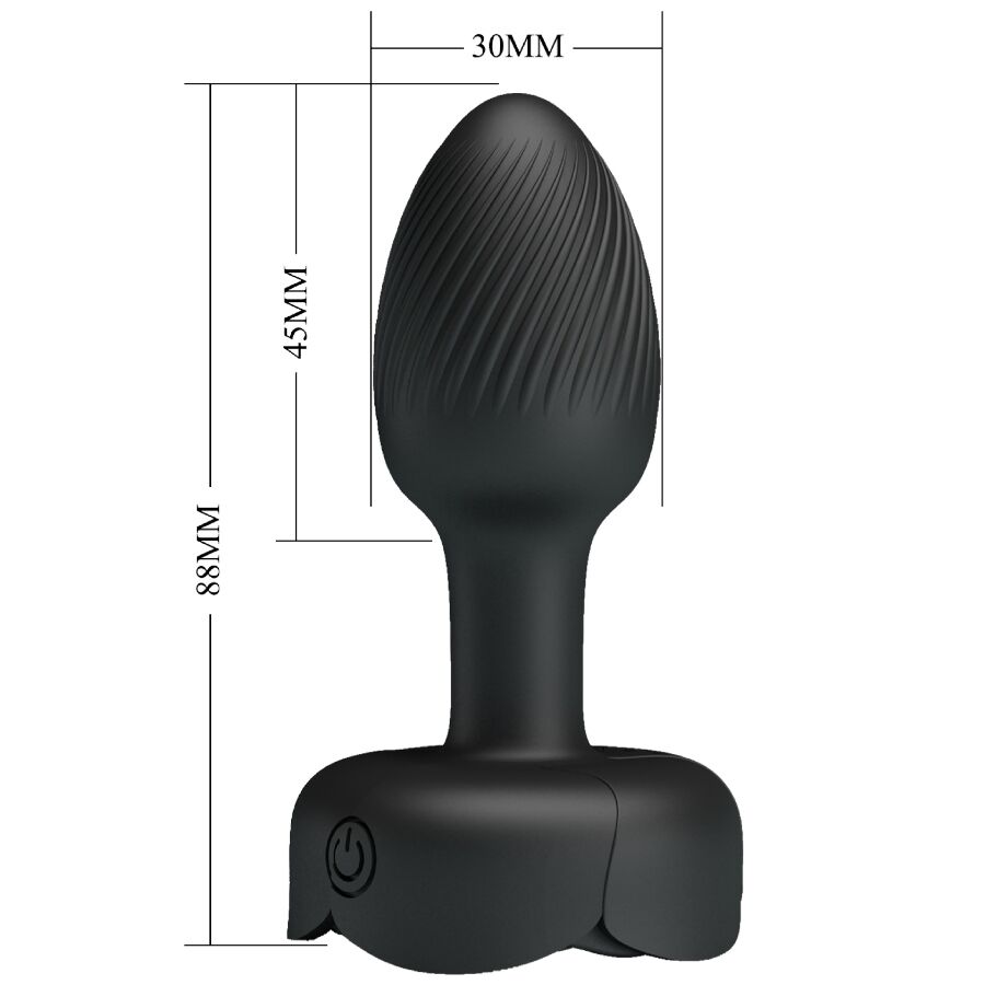 PRETTY LOVE - OLMAN PLUG ANAL CON LUZ LED 8.8 CM - OMerotics