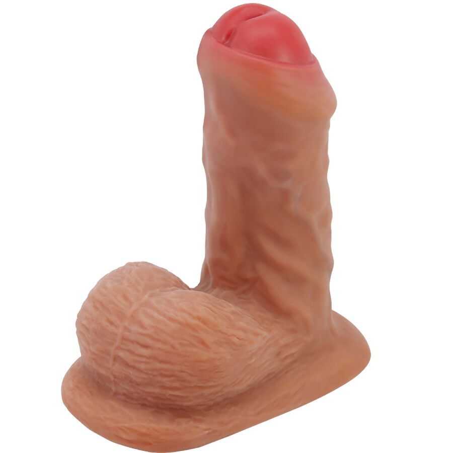 PRETTY LOVE - WARNELL DILDO ULTRA REALÍSTICO Y ELÁSTICO 9.5 CM MULATO - OMerotics