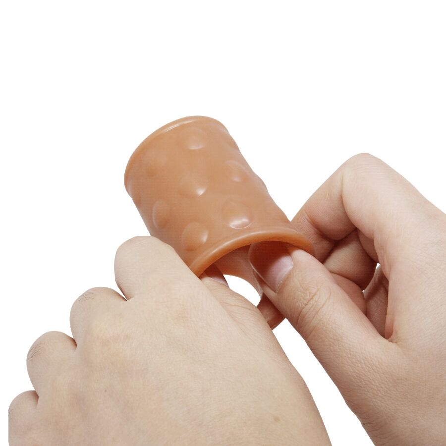 PRETTY LOVE - FUNDA PARA PENE CON PLUG ANAL NATURAL - OMerotics
