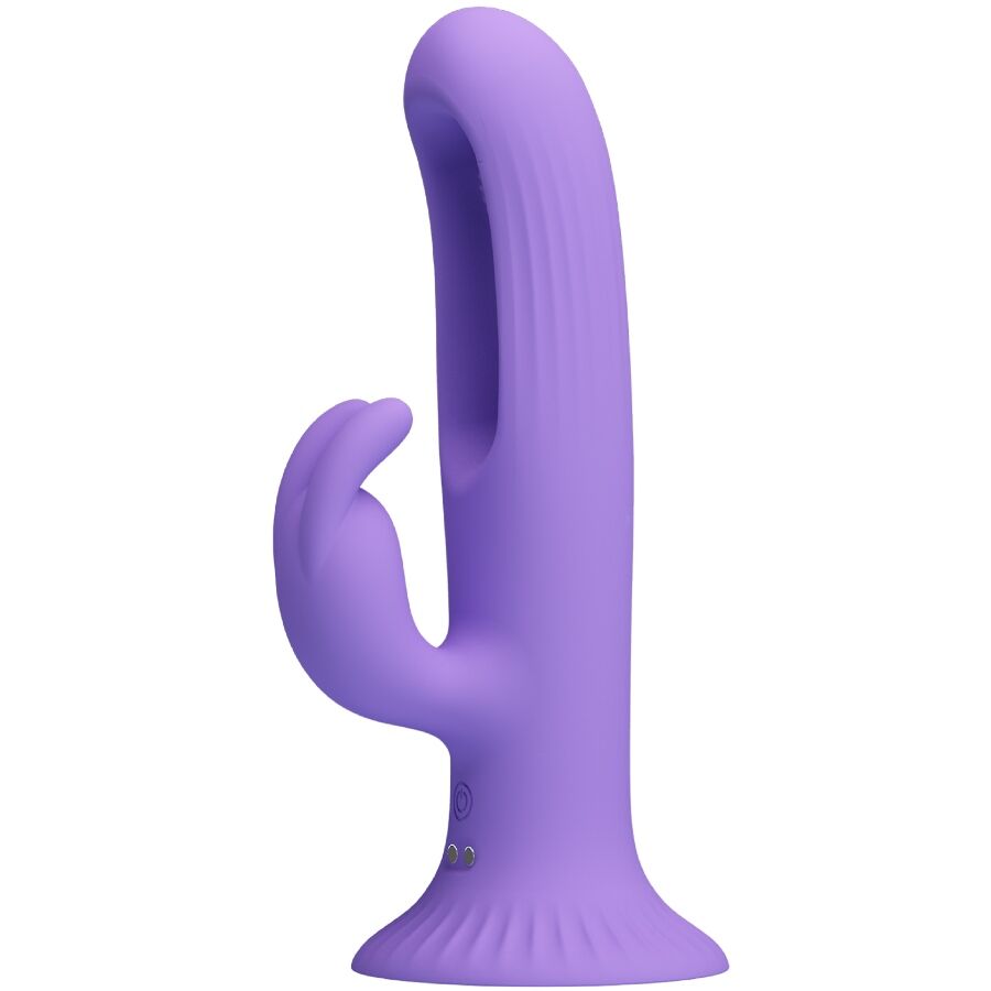 PRETTY LOVE - KILLMOULIS VIBRADOR RABBIT 12 MODOS DE VIBRACIÓN MORADO - OMerotics