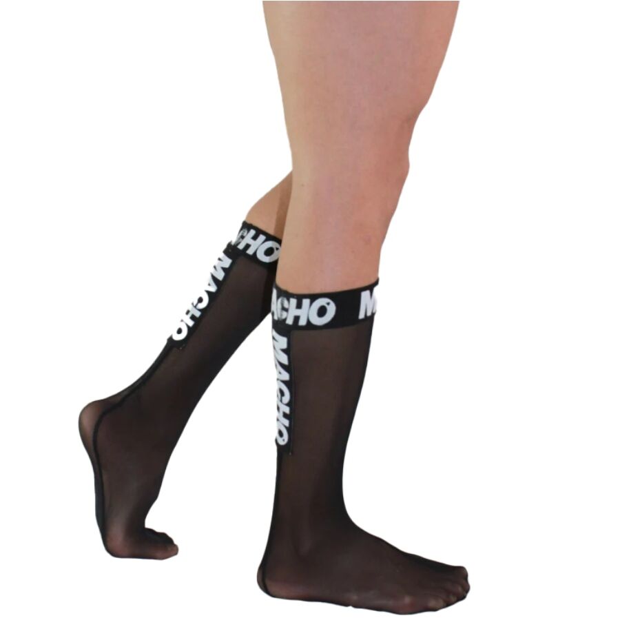 MACHO - CALCETINES FINOS NEGRO TALLA ÚNICA - OMerotics
