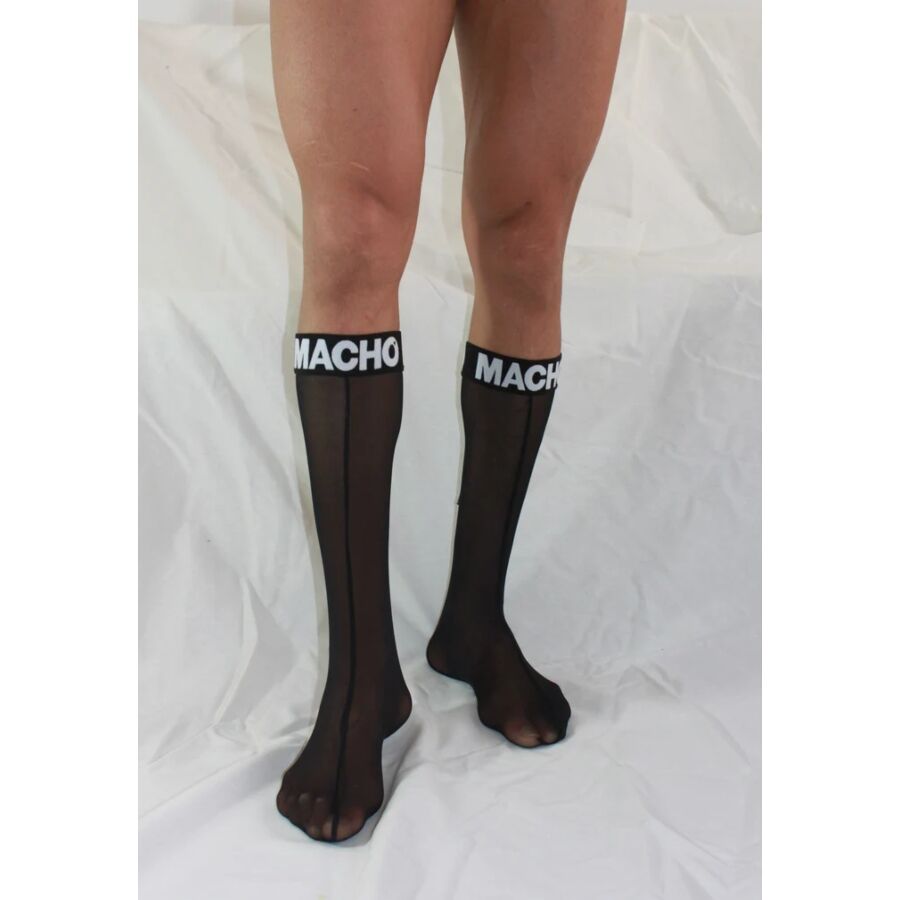 MACHO - CALCETINES FINOS NEGRO TALLA ÚNICA - OMerotics