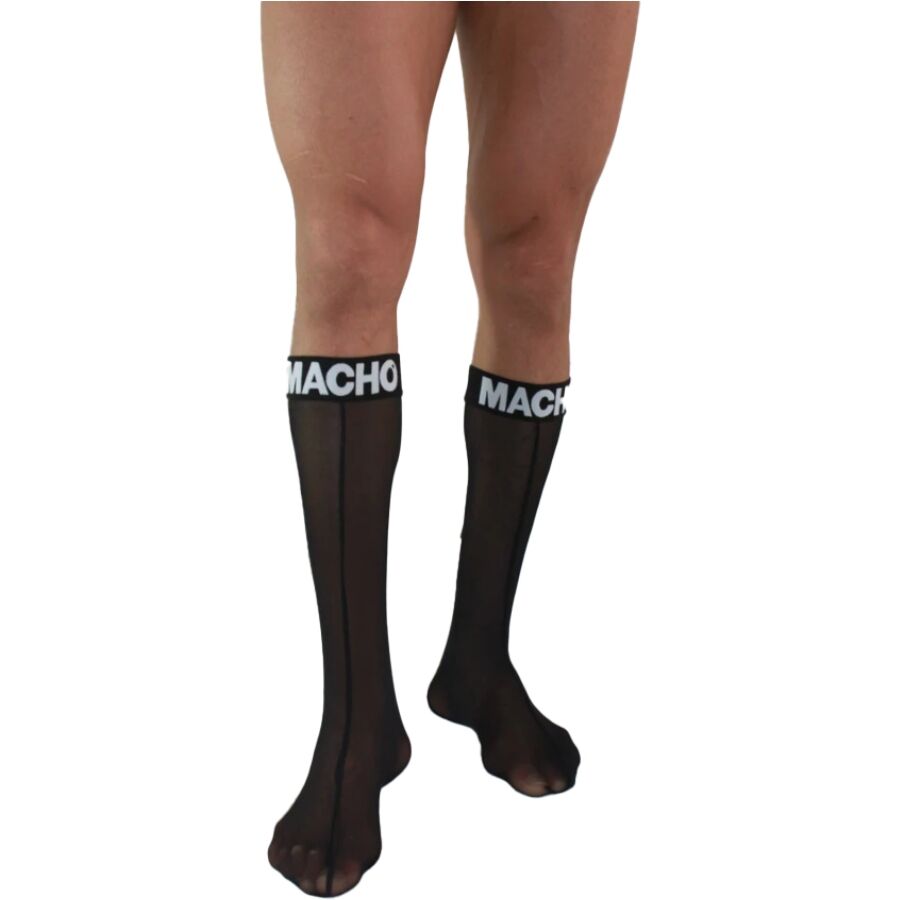 MACHO - CALCETINES FINOS NEGRO TALLA ÚNICA - OMerotics
