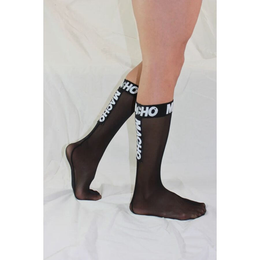 MACHO - CALCETINES FINOS NEGRO TALLA ÚNICA - OMerotics