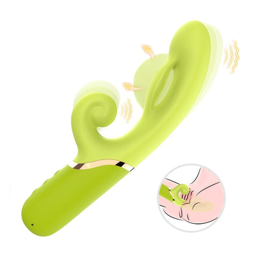 ARMONY - VIBRADOR ESTIMULADOR PUNTO A INFLABLE VERDE - OMerotics