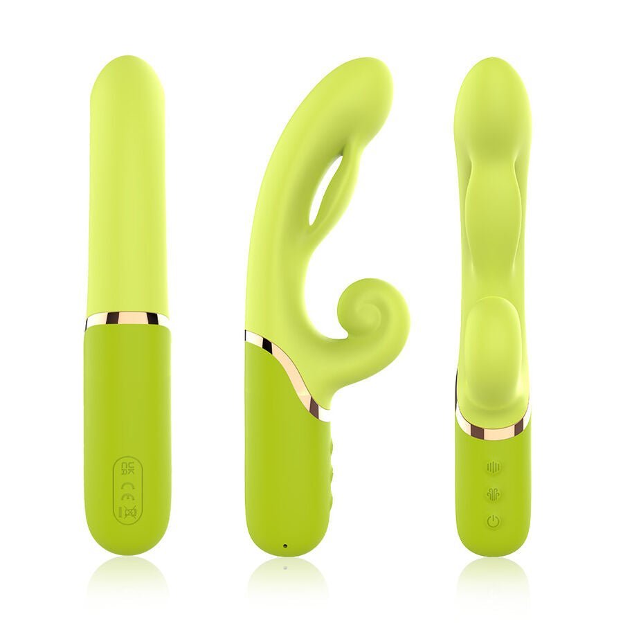 ARMONY - VIBRADOR ESTIMULADOR PUNTO A INFLABLE VERDE - OMerotics