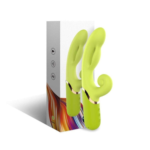 ARMONY - VIBRADOR ESTIMULADOR PUNTO A INFLABLE VERDE - OMerotics