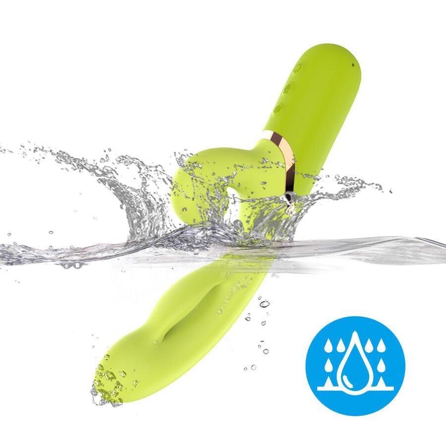 ARMONY - VIBRADOR ESTIMULADOR PUNTO A INFLABLE VERDE - OMerotics
