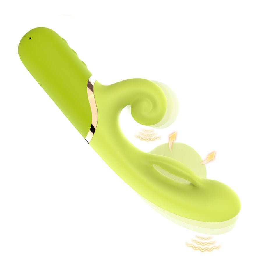 ARMONY - VIBRADOR ESTIMULADOR PUNTO A INFLABLE VERDE - OMerotics