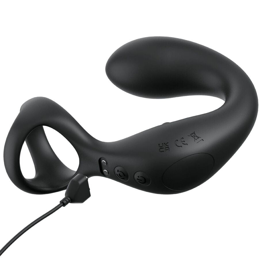 MASAJEADOR DE PRÓSTATA CON ANILLO VIBRADOR Y CONTROL REMOTO - OMerotics