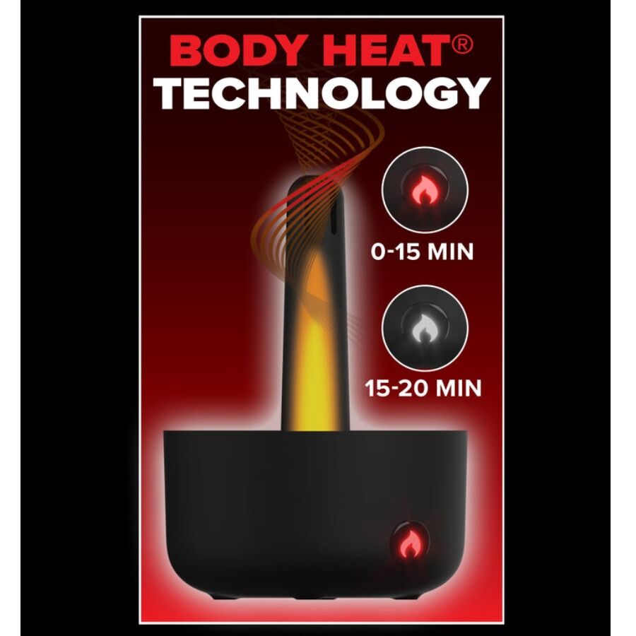 PDX ELITE - MILK ME HOTTER MASTURBADOR AUTOMÁTICO CON THRUSTING Y VIBRACIÓN EFECTO CALOR - OMerotics