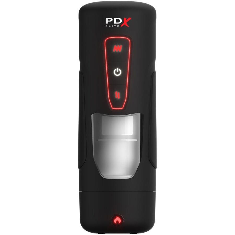 PDX ELITE - MILK ME HOTTER MASTURBADOR AUTOMÁTICO CON THRUSTING Y VIBRACIÓN EFECTO CALOR - OMerotics