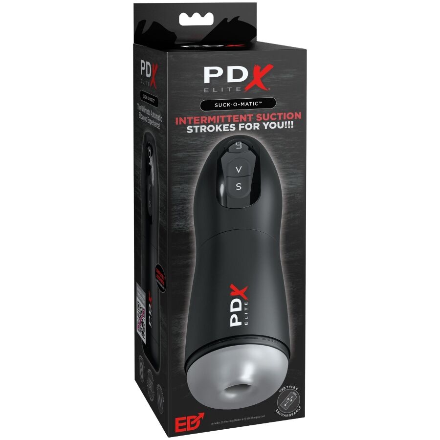 PDX ELITE - SUCK-O-MATIC MASTURBADOR AUTOMÁTICO CON SUCCIÓN - OMerotics