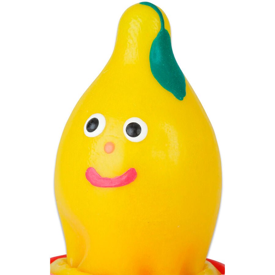 CONDOMERIE - PRESERVATIVO DECORATIVO PINTADO A MANO LIMÓN - OMerotics