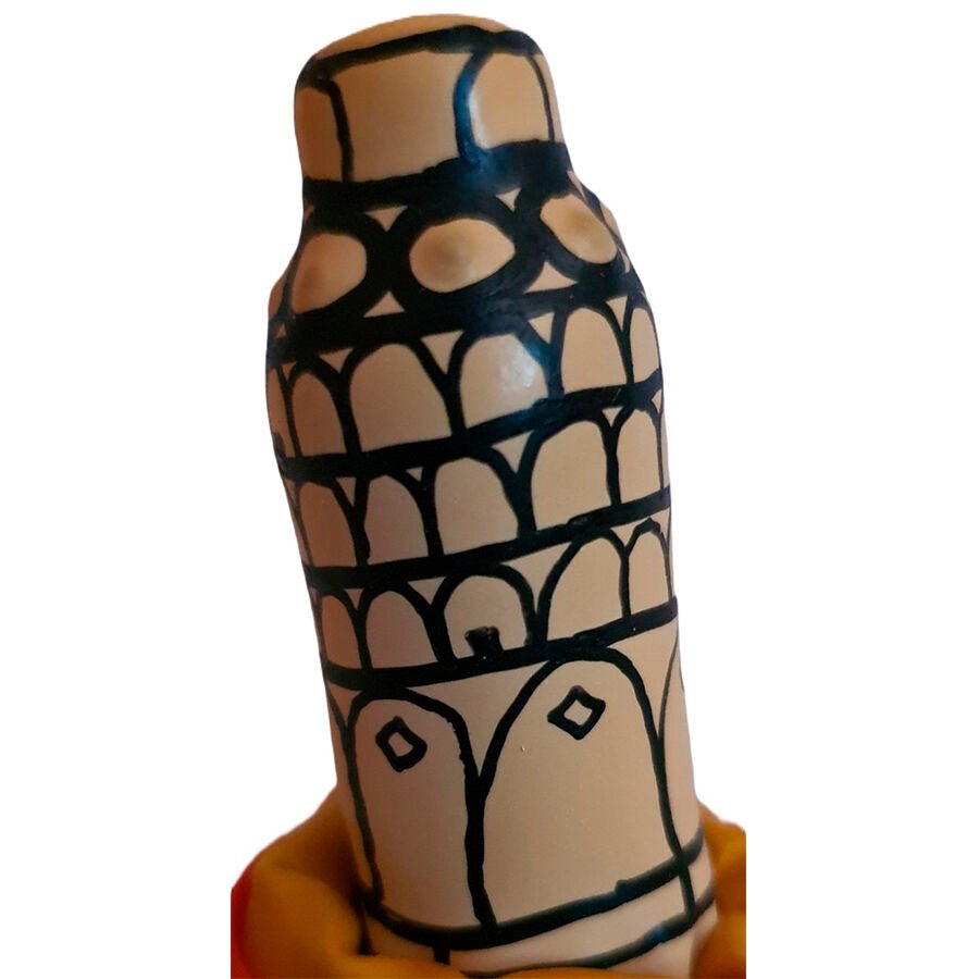 CONDOMERIE - PRESERVATIVO DECORATIVO PINTADO A MANO TORRE DE PISA - OMerotics