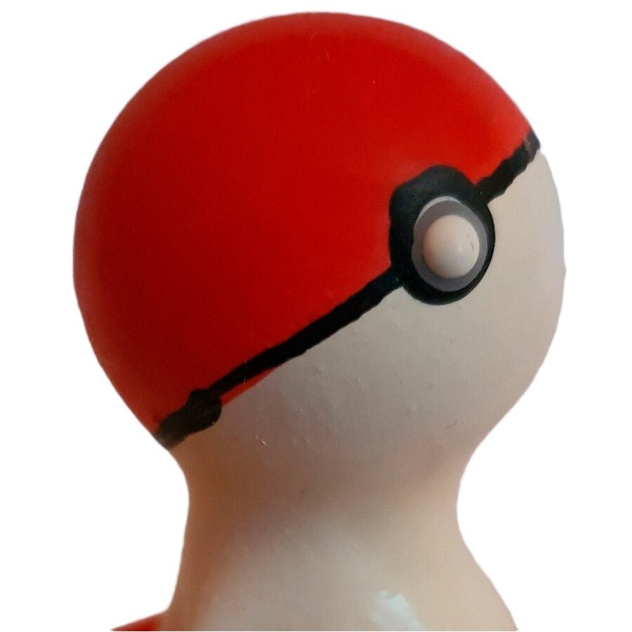 CONDOMERIE - PRESERVATIVO DECORATIVO PINTADO A MANO POKEBOLA ROJO-BLANCO - OMerotics