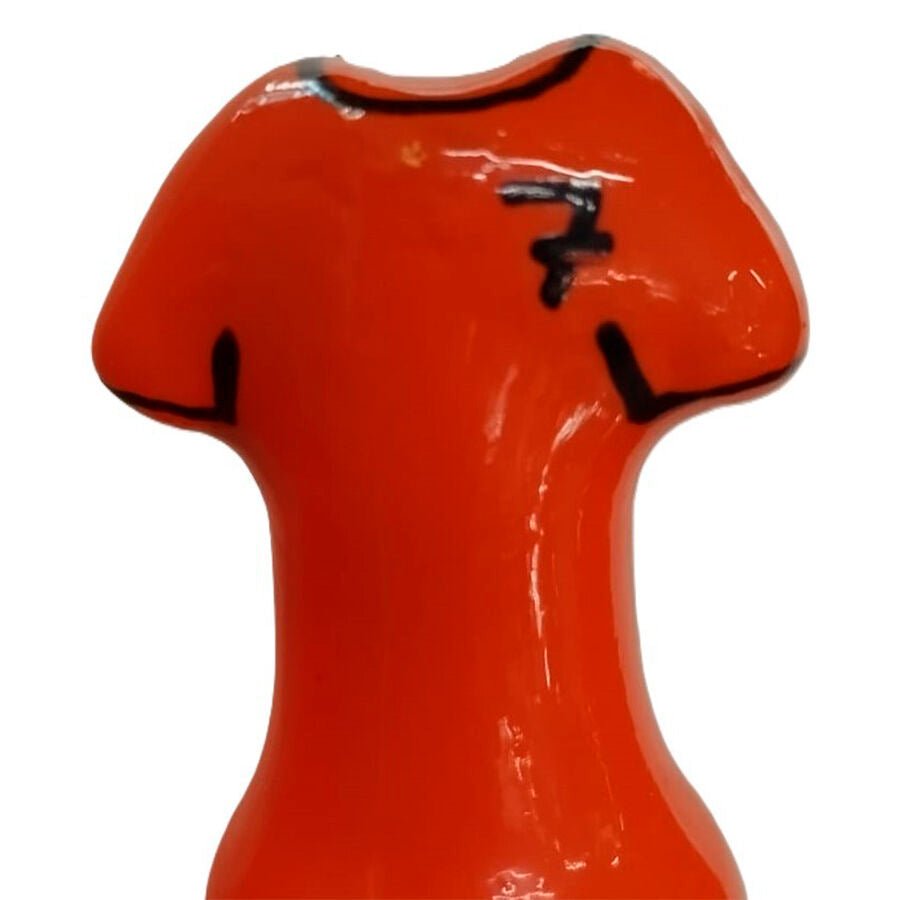 CONDOMERIE - PRESERVATIVO DECORATIVO PINTADO A MANO CAMISA NARANJA - OMerotics