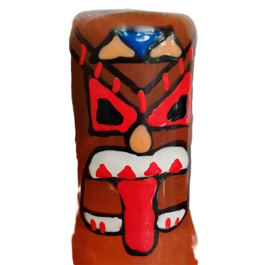 CONDOMERIE - PRESERVATIVO DECORATIVO PINTADO A MANO TÓTEM TIKI-01 - OMerotics
