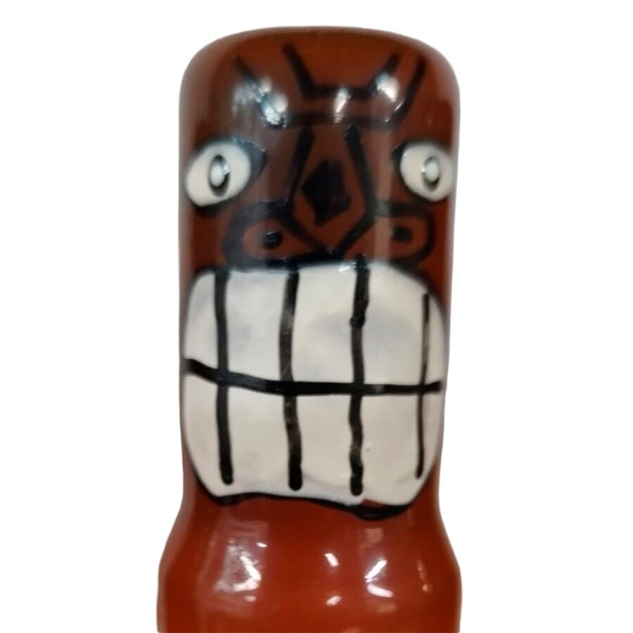 CONDOMERIE - PRESERVATIVO DECORATIVO PINTADO A MANO TOTEM TIKI-FRIKI-02 - OMerotics