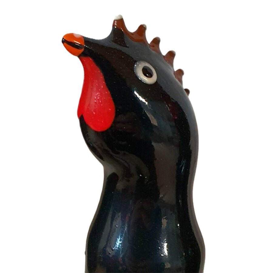 CONDOMERIE - PRESERVATIVO DECORATIVO PINTADO A MANO GALLO NEGRO - OMerotics