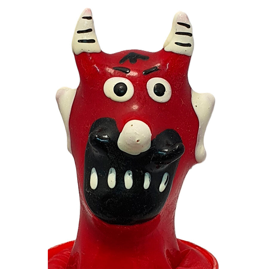 CONDOMERIE - HAND-PAINTED DECORATIVE CONDOM DEVIL'S MOUTH MODEL 2
