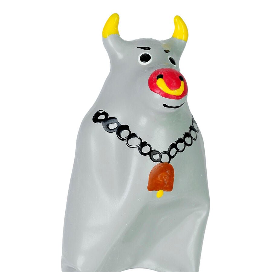 CONDOMERIE - PRESERVATIVO DECORATIVO PINTADO A MANO TORO GRIS MODELO XL - OMerotics