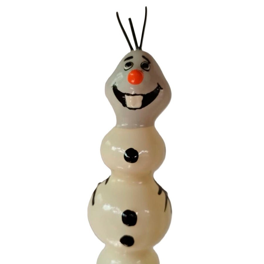 CONDOMERIE - PRESERVATIVO DECORATIVO PINTADO A MANO LINDO MUÑECO DE NIEVE XL - OMerotics