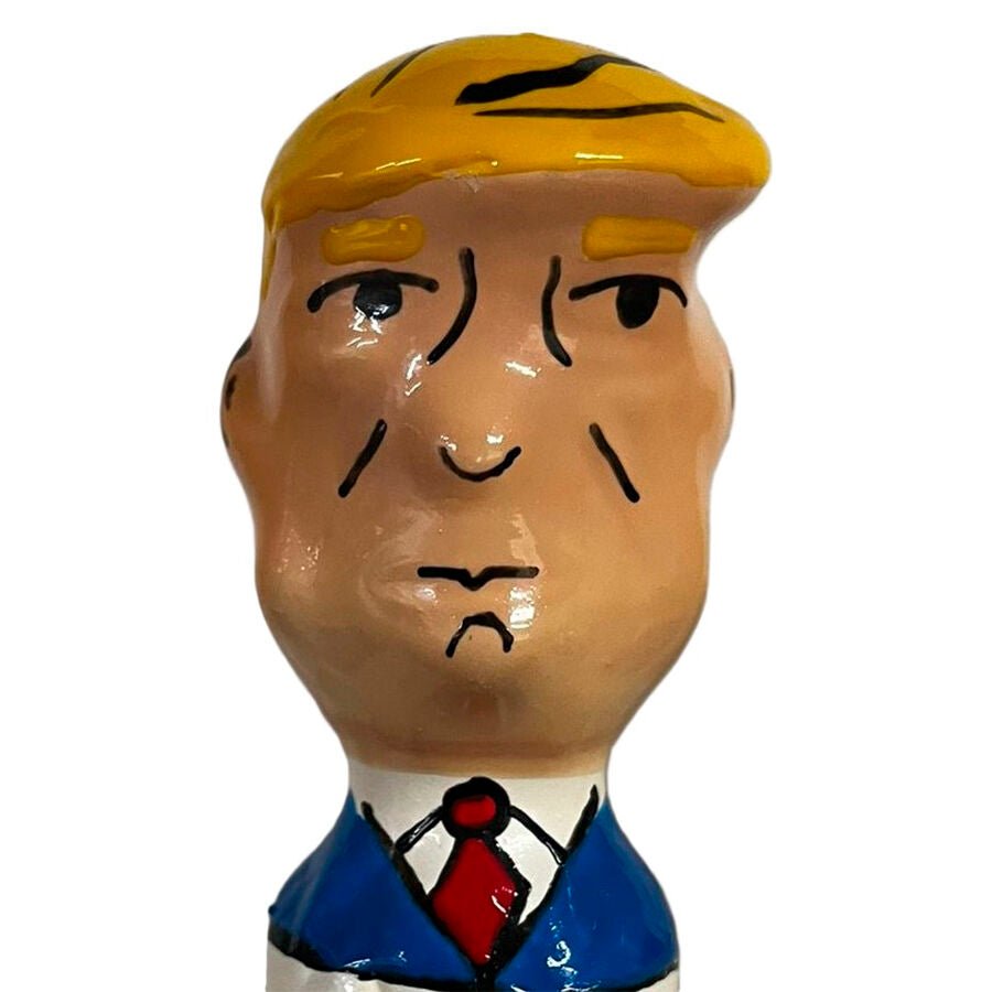CONDOMERIE - PRESERVATIVO DECORATIVO PINTADO A MANO TRUMP GRUÑÓN XL - OMerotics