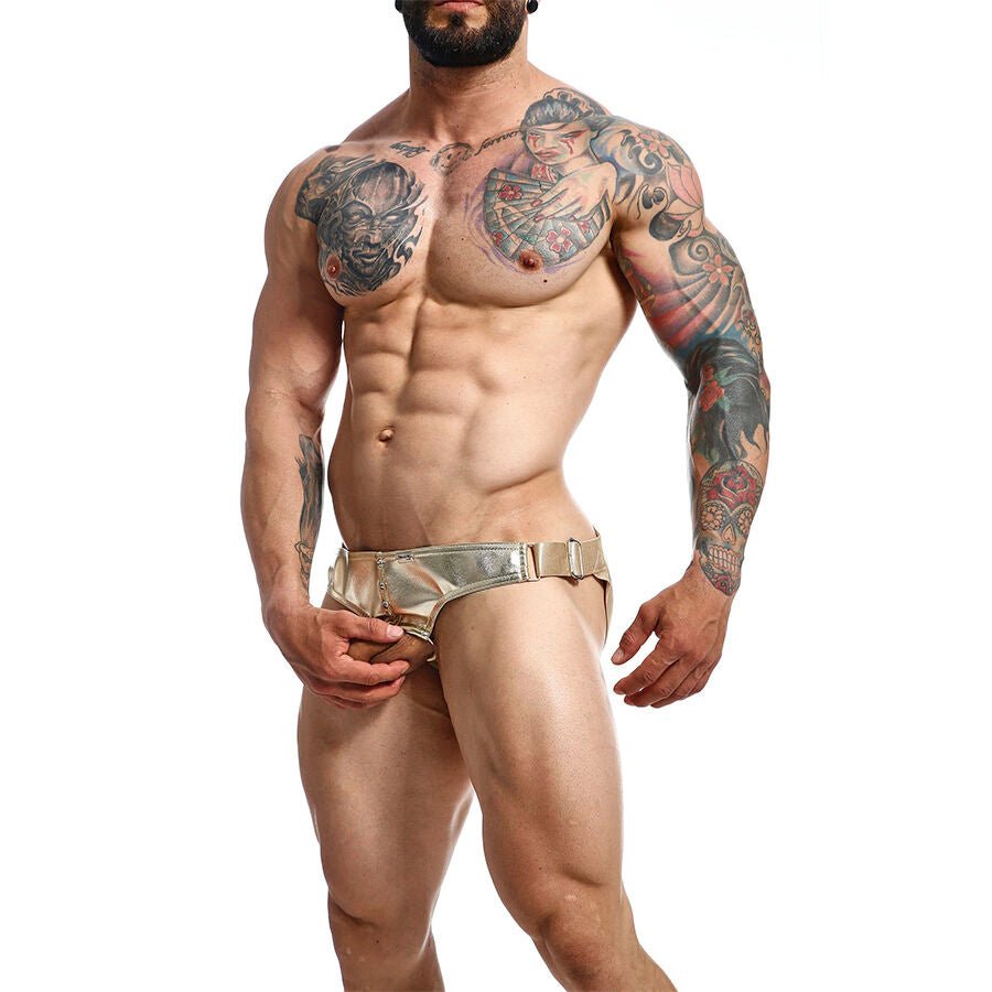 MOB - DNGEON JOCKSTRAP ANILLO PARA EL PENE DORADO TALLA ÚNICA - OMerotics